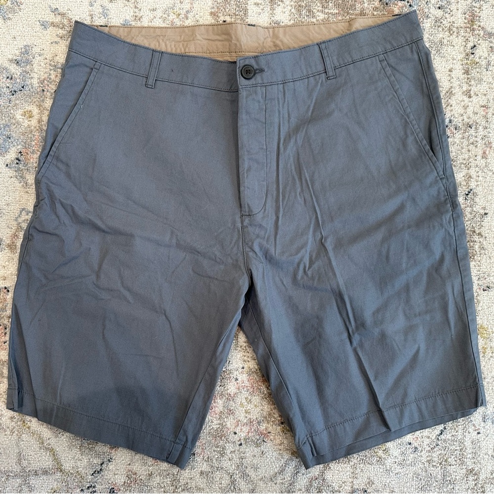 NWT - H&M Men's 10” Blue Flat Front Shorts